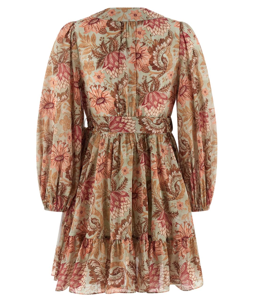 ZIMMERMANN Мульти хлопковое коктейльное платье, фото 2