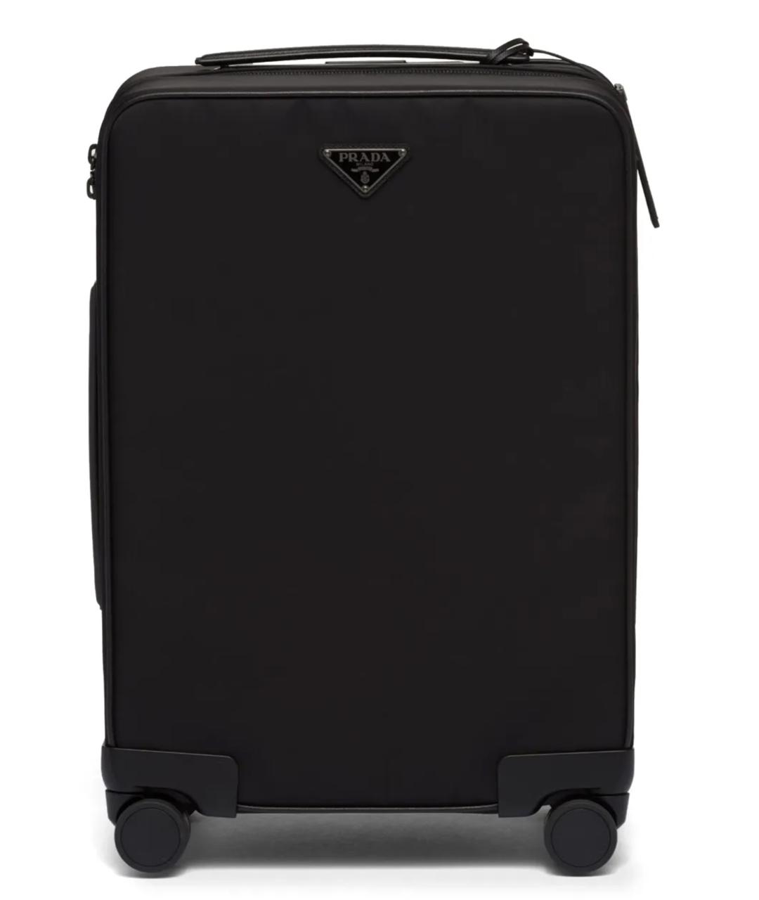 PRADA Черный синтетический чемодан, фото 1