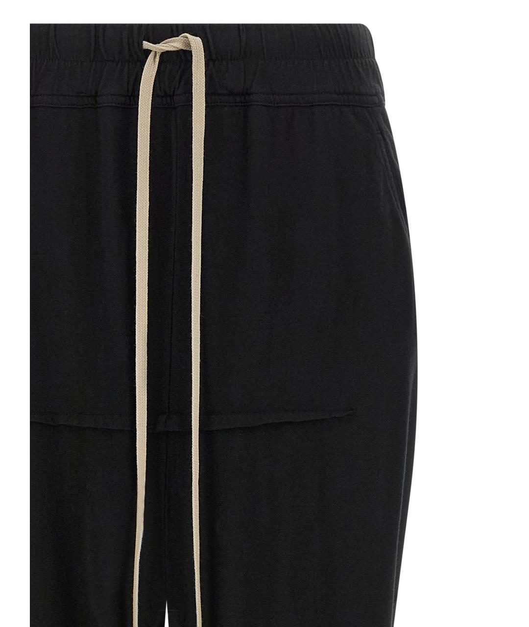 RICK OWENS DRKSHDW Черная хлопковая юбка макси, фото 3