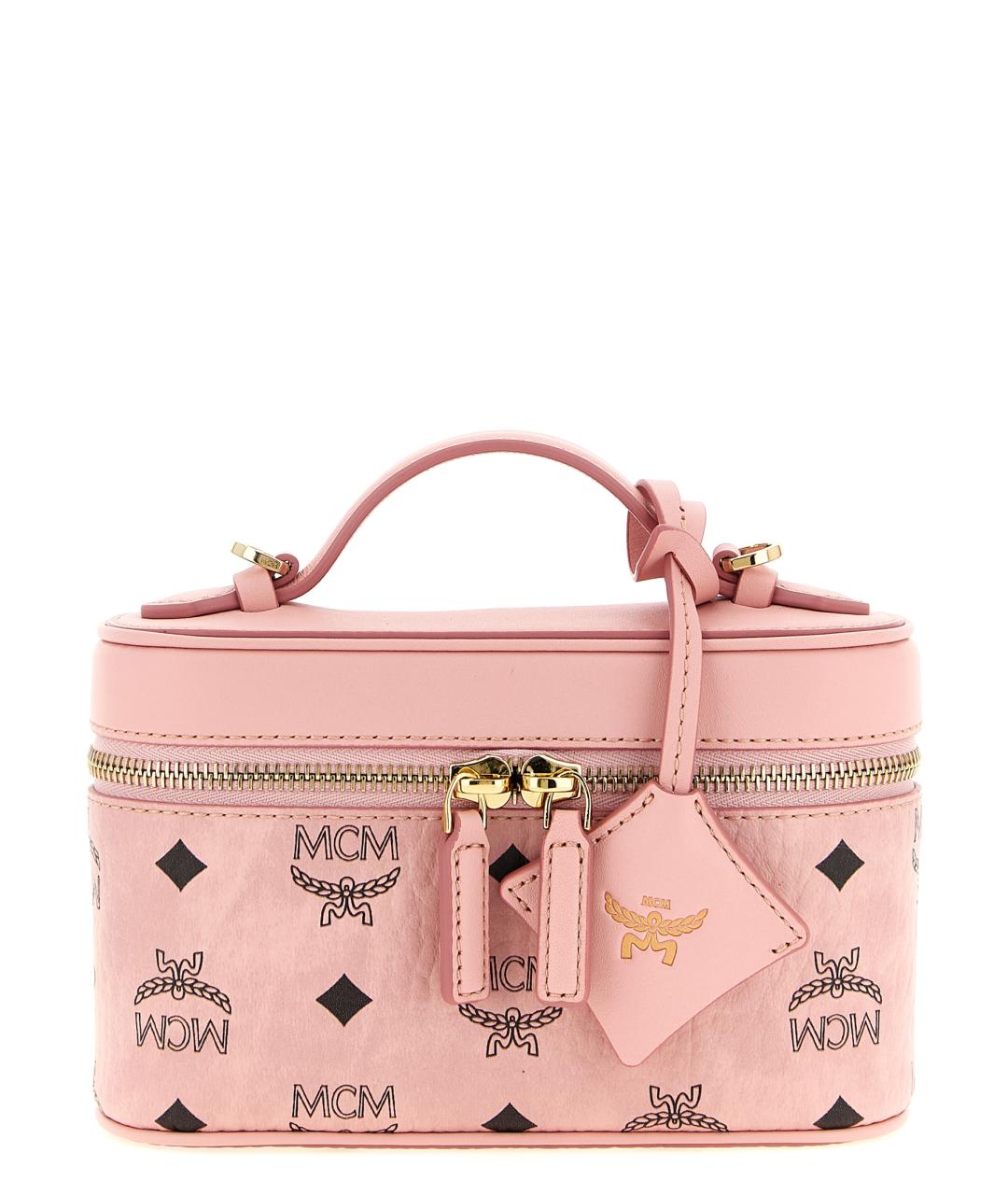 MCM Розовая сумка через плечо из искусственной кожи, фото 1