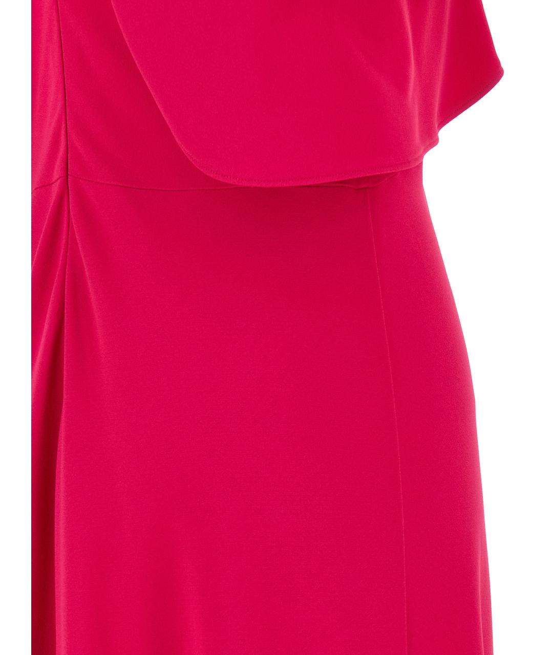 ALBERTA FERRETTI Фуксия вискозное вечернее платье, фото 4