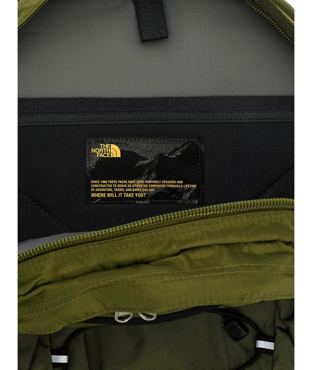 THE NORTH FACE Зеленый синтетический рюкзак, фото 4