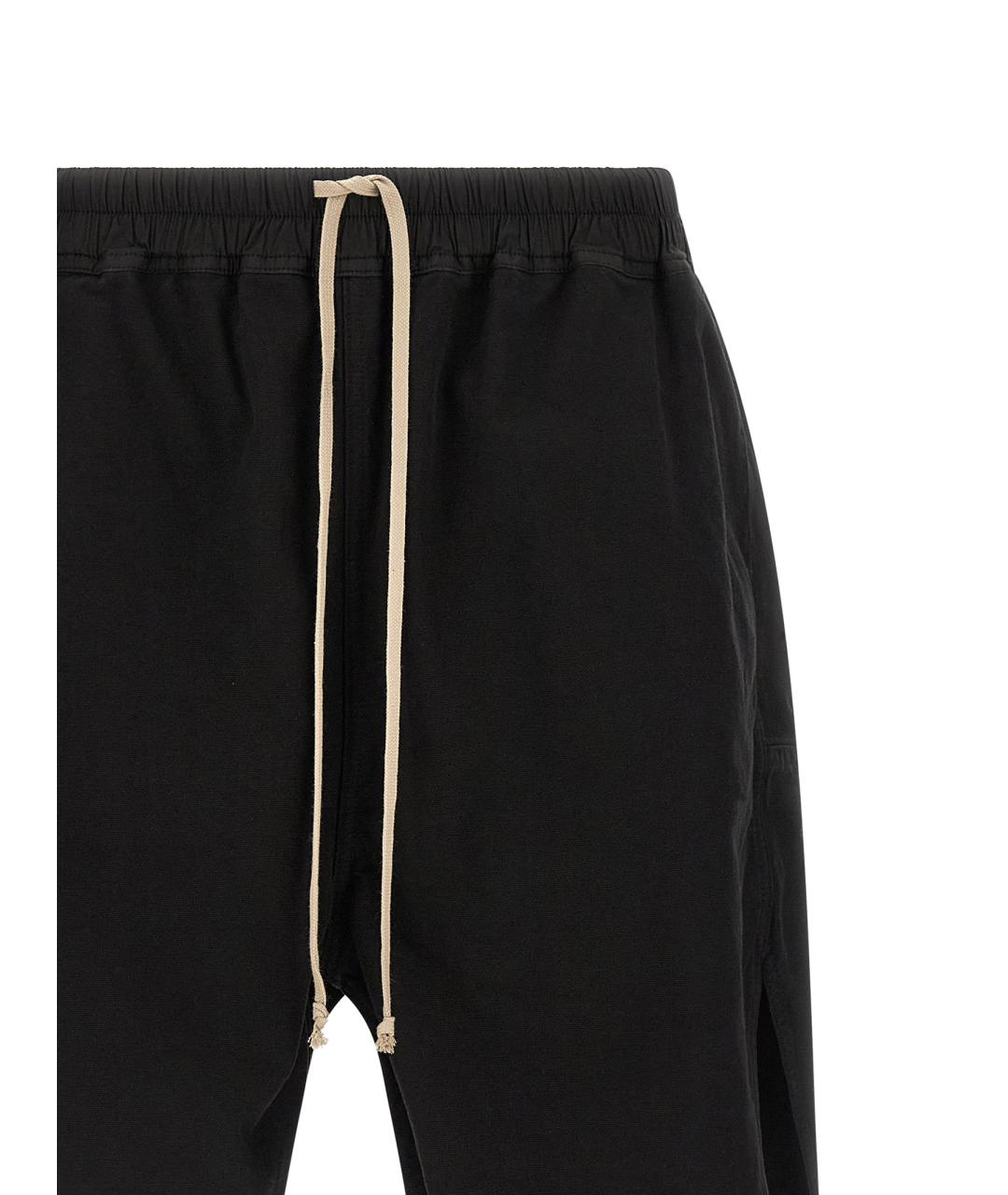 RICK OWENS DRKSHDW Черные хлопковые шорты, фото 3