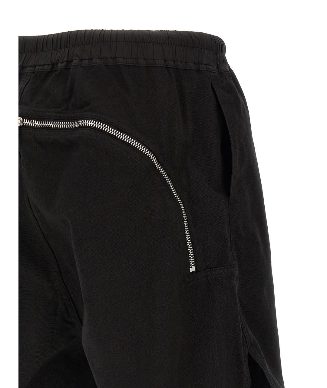 RICK OWENS DRKSHDW Черные хлопковые шорты, фото 4