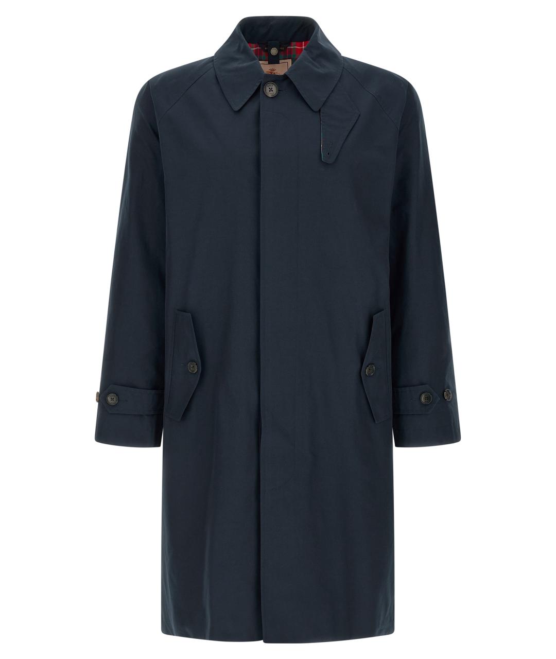 BARACUTA Темно-синий полиэстеровый тренч / плащ, фото 1