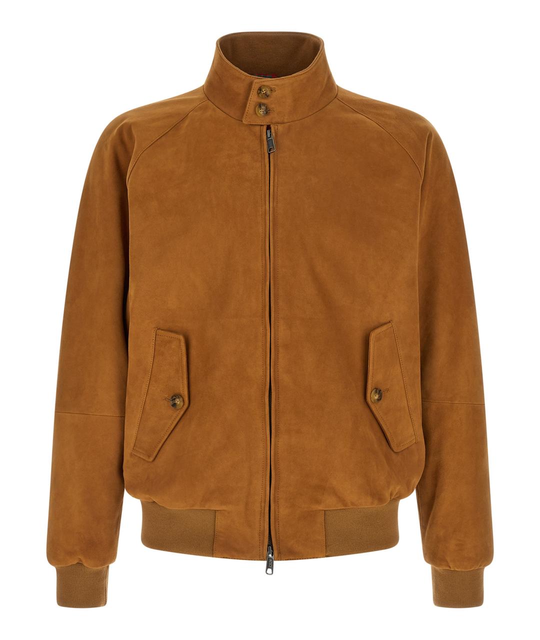 BARACUTA Коричневая замшевая куртка, фото 1