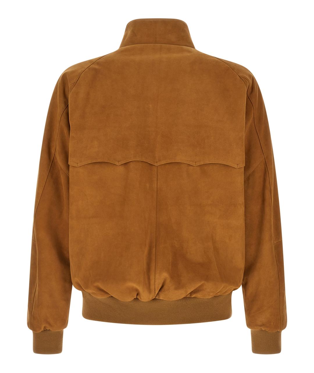 BARACUTA Коричневая замшевая куртка, фото 2
