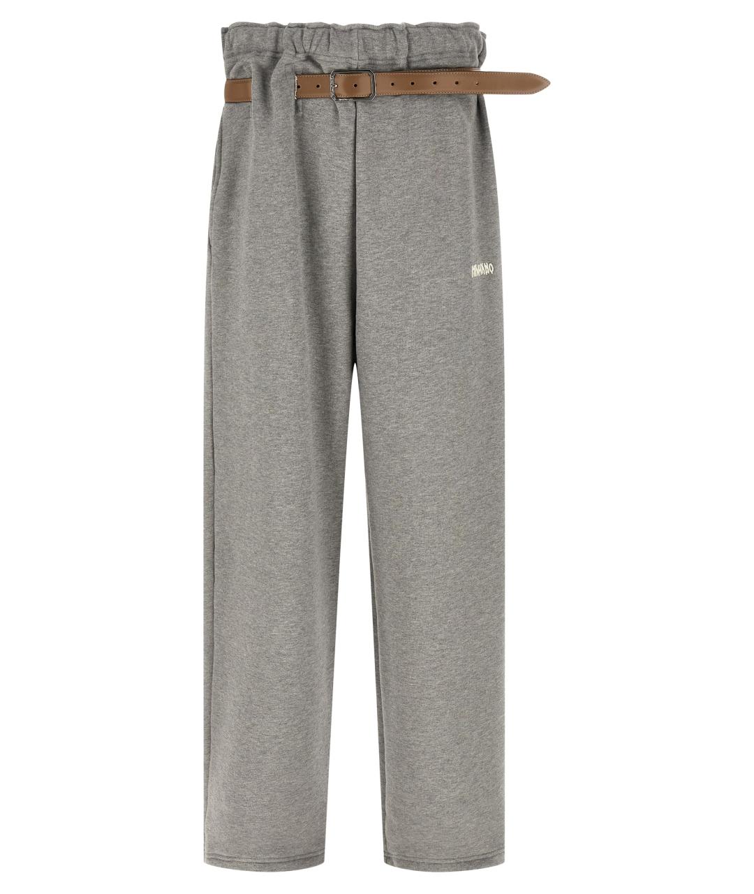 MAGLIANO Серые хлопковые повседневные брюки, фото 1