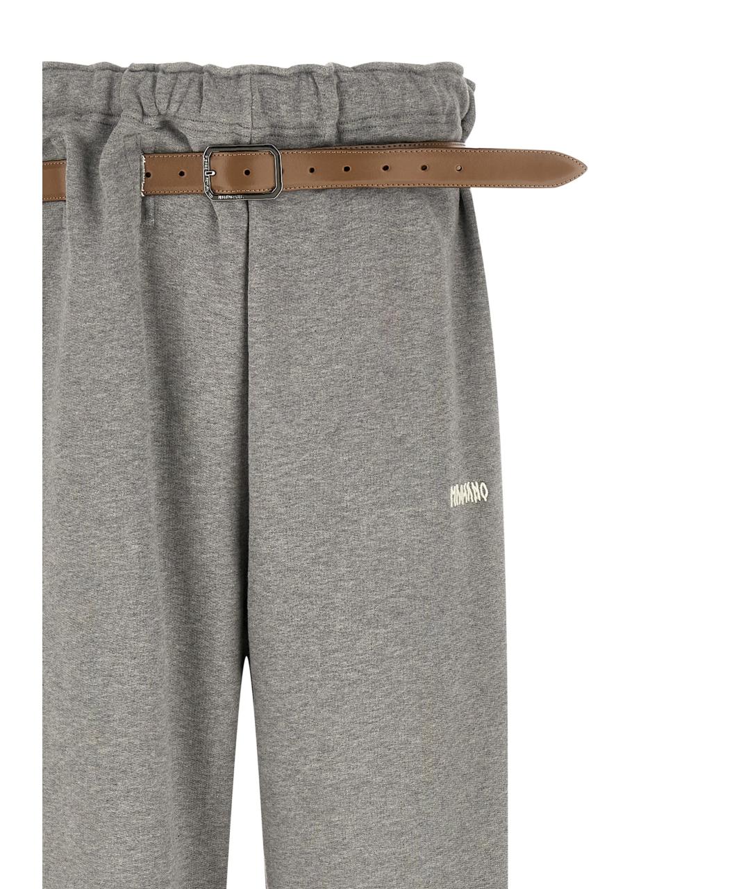 MAGLIANO Серые хлопковые повседневные брюки, фото 3