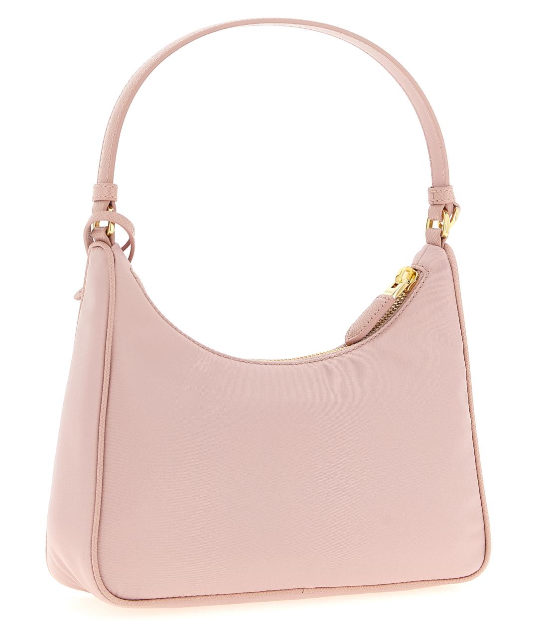 PRADA Розовая синтетическая сумка через плечо, фото 2