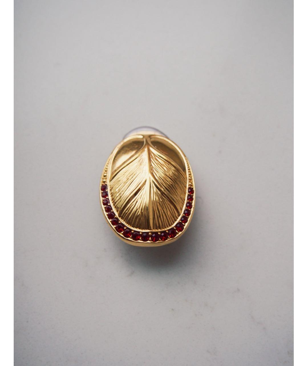 LANVIN Золотые клипсы, фото 3