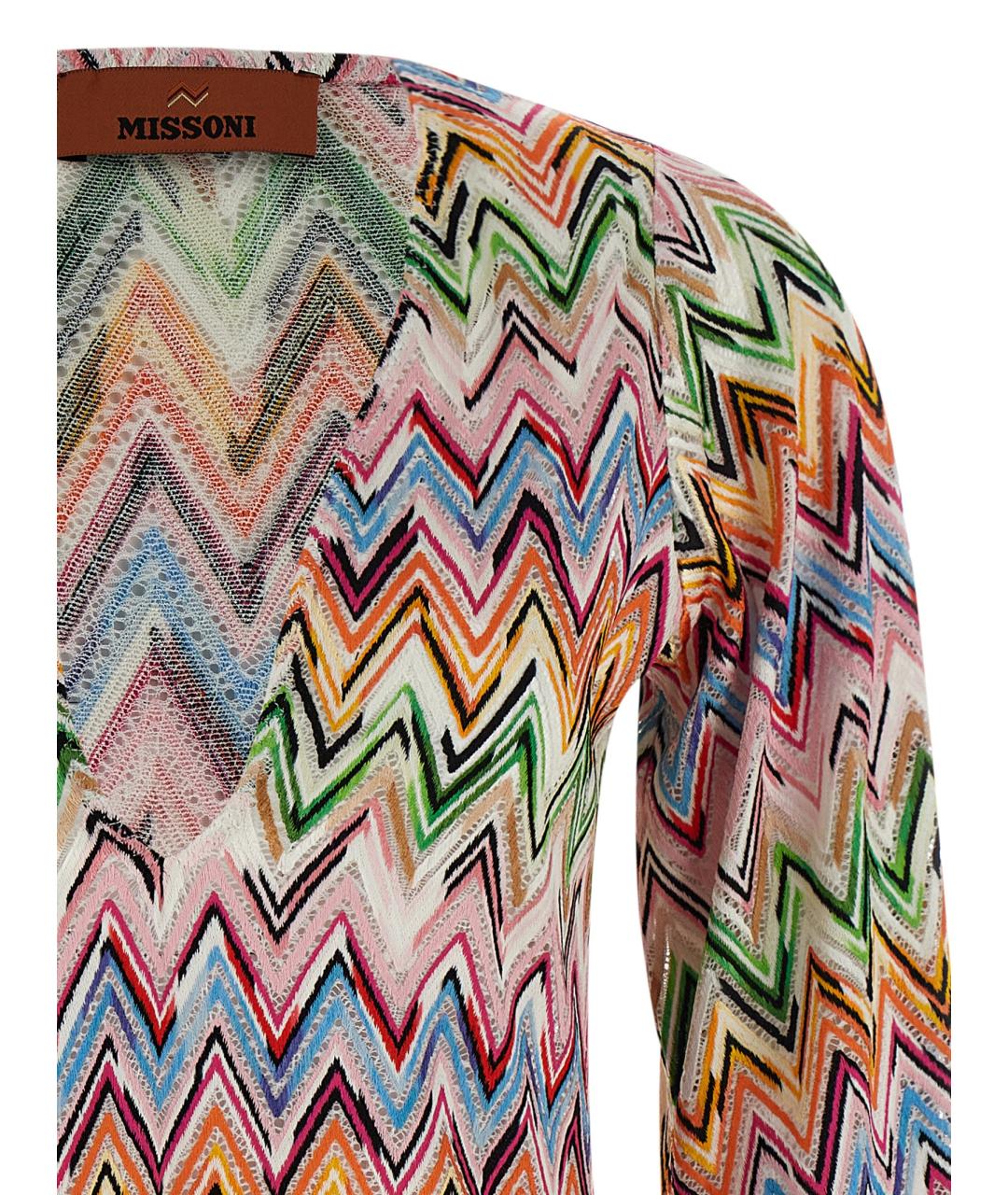 MISSONI Мульти вискозное коктейльное платье, фото 3