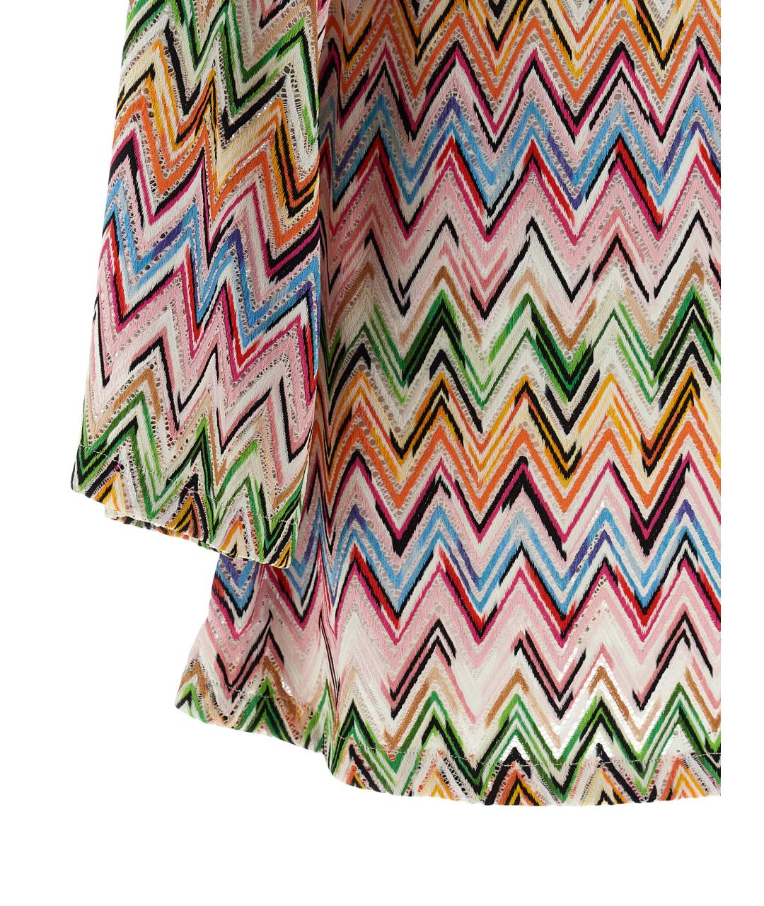 MISSONI Мульти вискозное коктейльное платье, фото 4