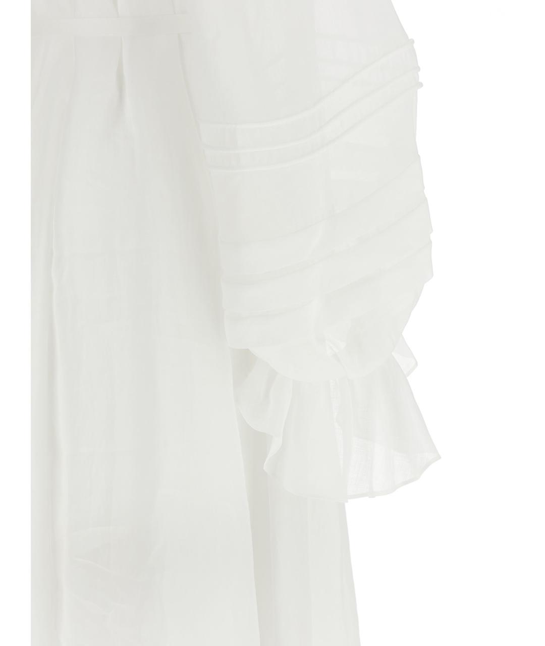 ZIMMERMANN Белое повседневное платье, фото 4
