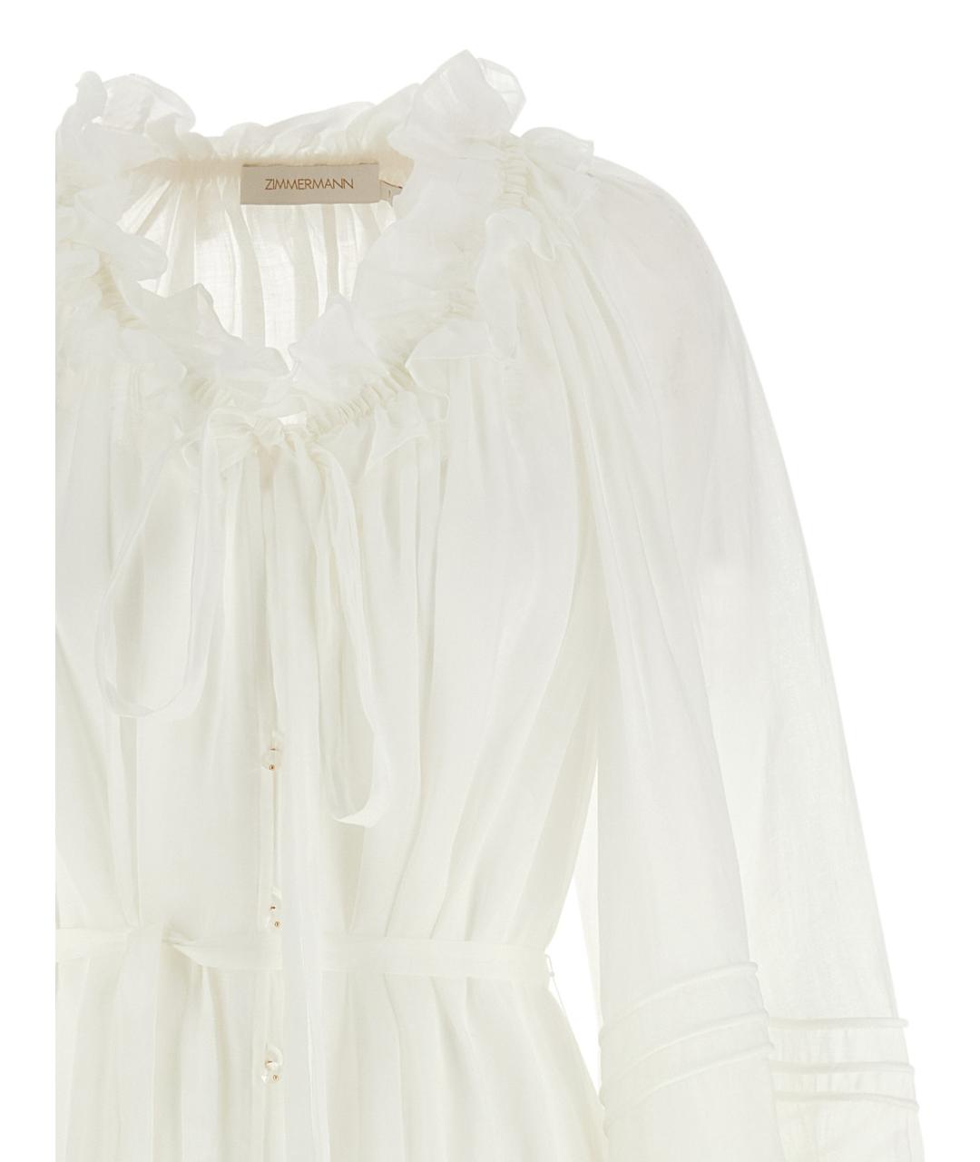 ZIMMERMANN Белое повседневное платье, фото 3