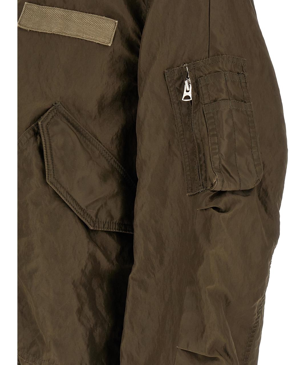 SACAI Зеленая полиамидовая куртка, фото 4