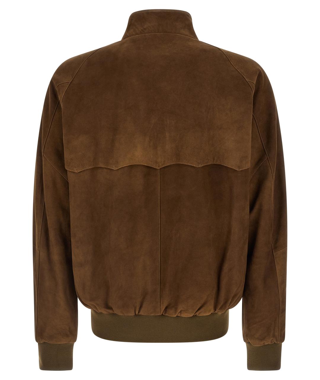 BARACUTA Коричневая замшевая куртка, фото 2