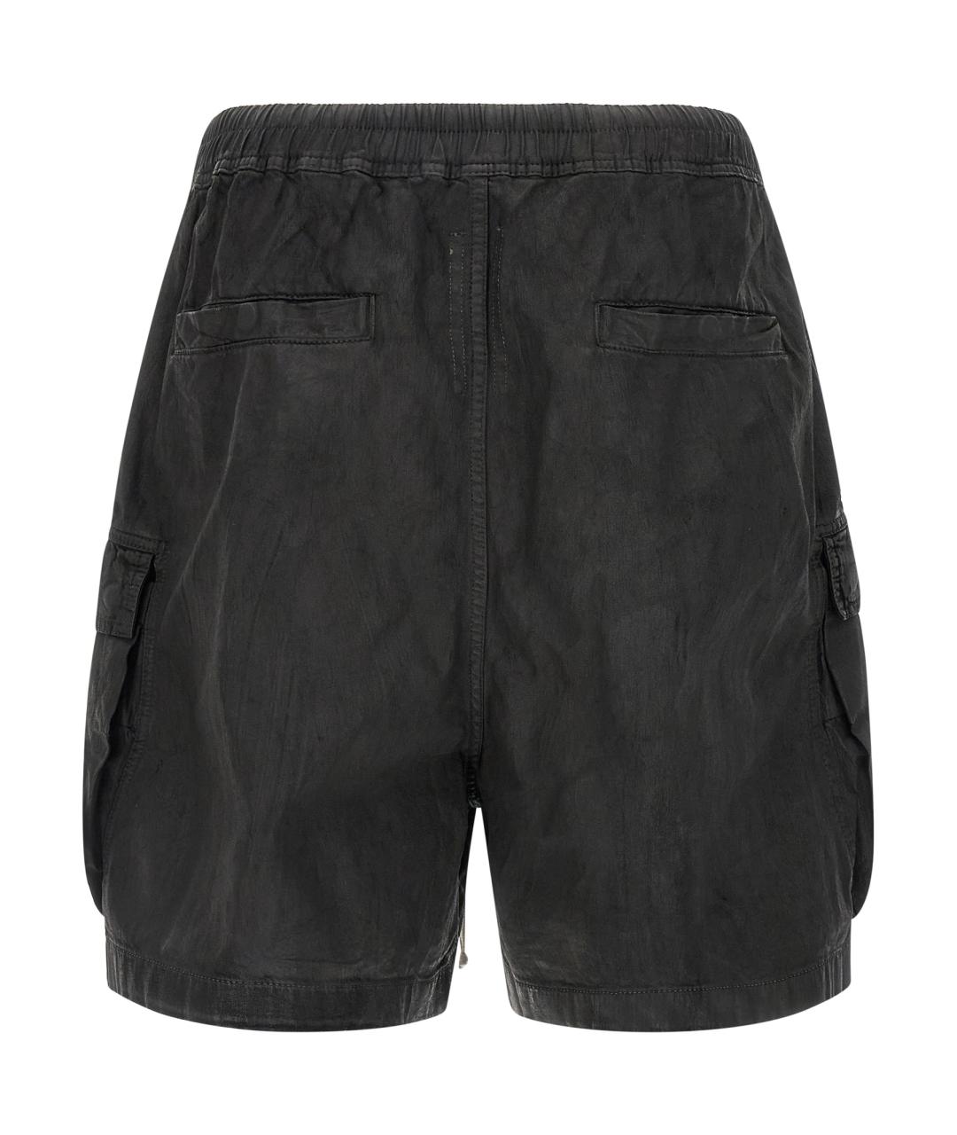 RICK OWENS DRKSHDW Черные хлопковые шорты, фото 2