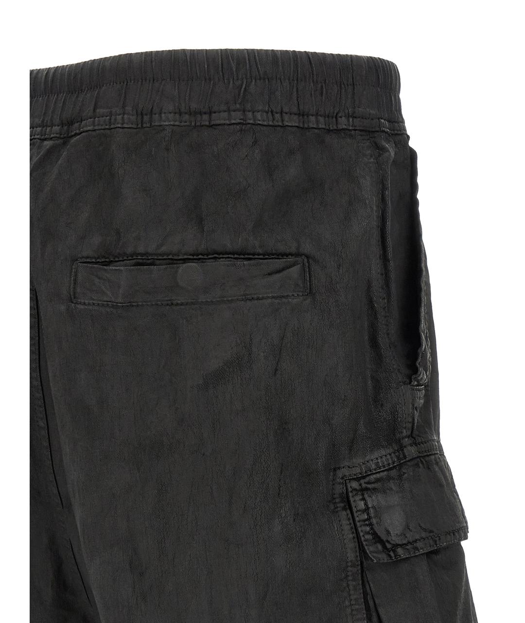 RICK OWENS DRKSHDW Черные хлопковые шорты, фото 4