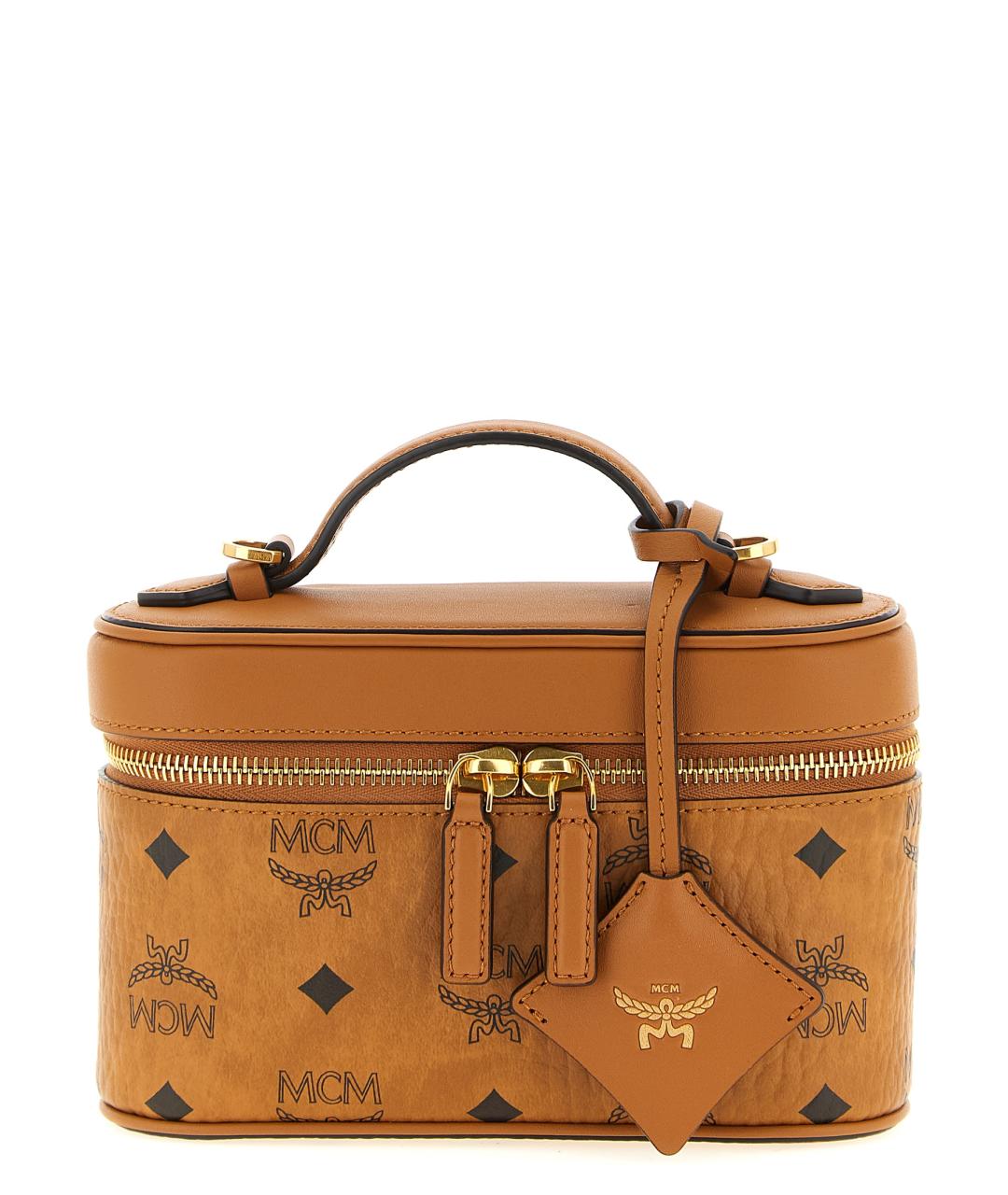 MCM Коричневая сумка через плечо из искусственной кожи, фото 1