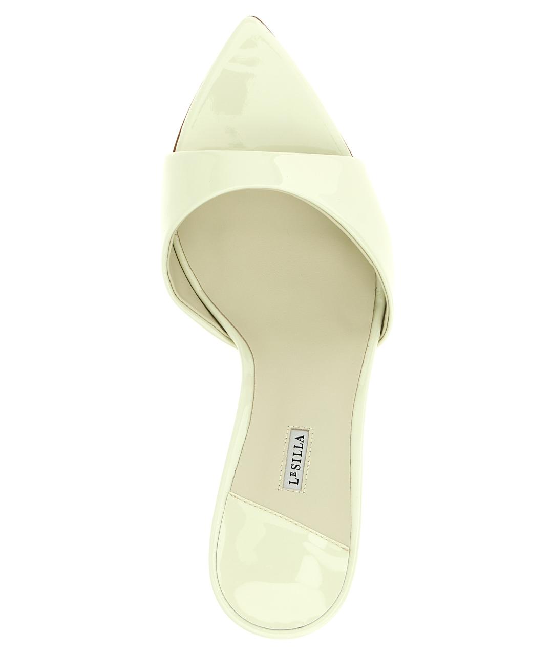 LE SILLA Зеленые мюли из лакированной кожи, фото 4