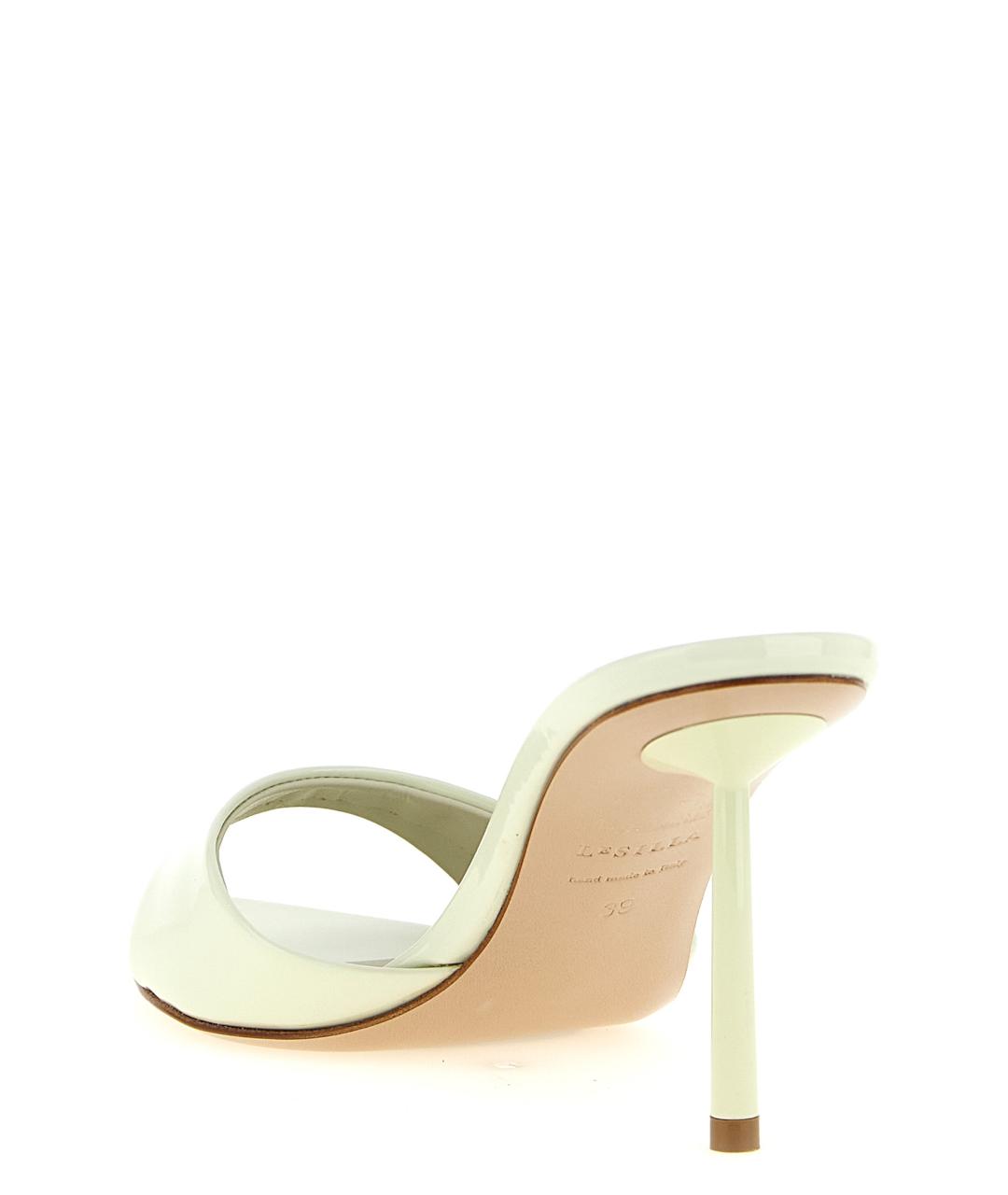 LE SILLA Зеленые мюли из лакированной кожи, фото 3