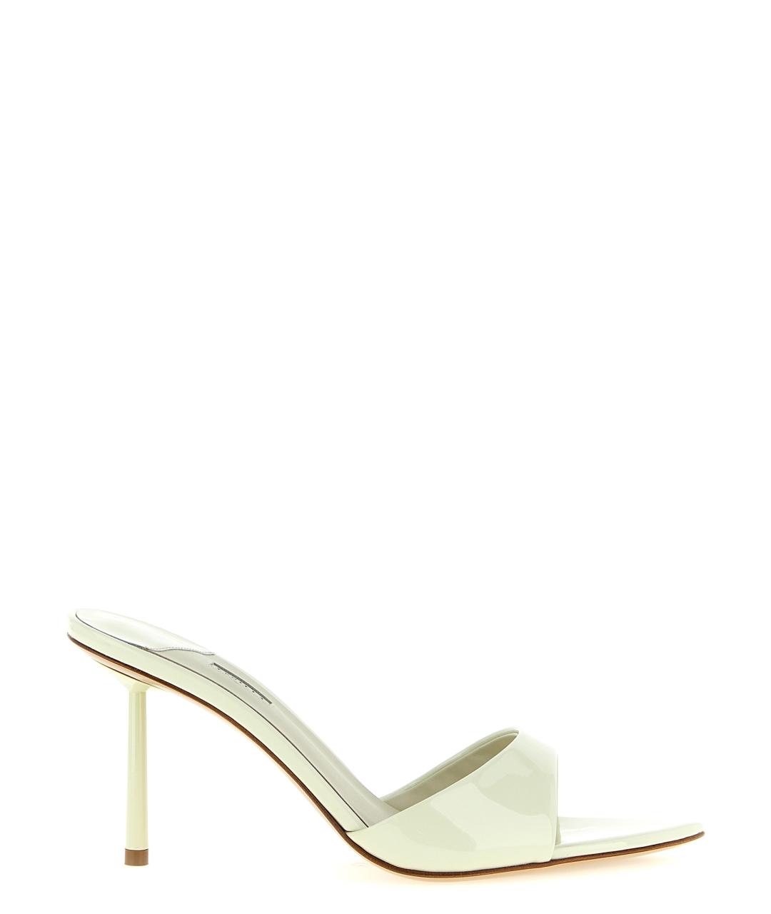 LE SILLA Зеленые мюли из лакированной кожи, фото 1