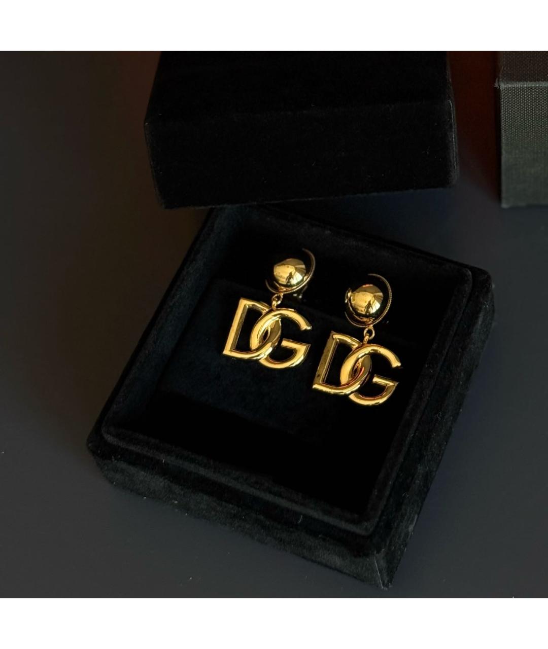 DOLCE&GABBANA Золотые латунные клипсы, фото 6