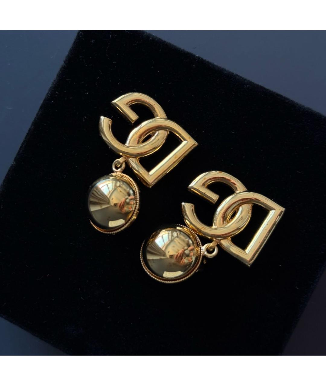 DOLCE&GABBANA Золотые латунные клипсы, фото 5