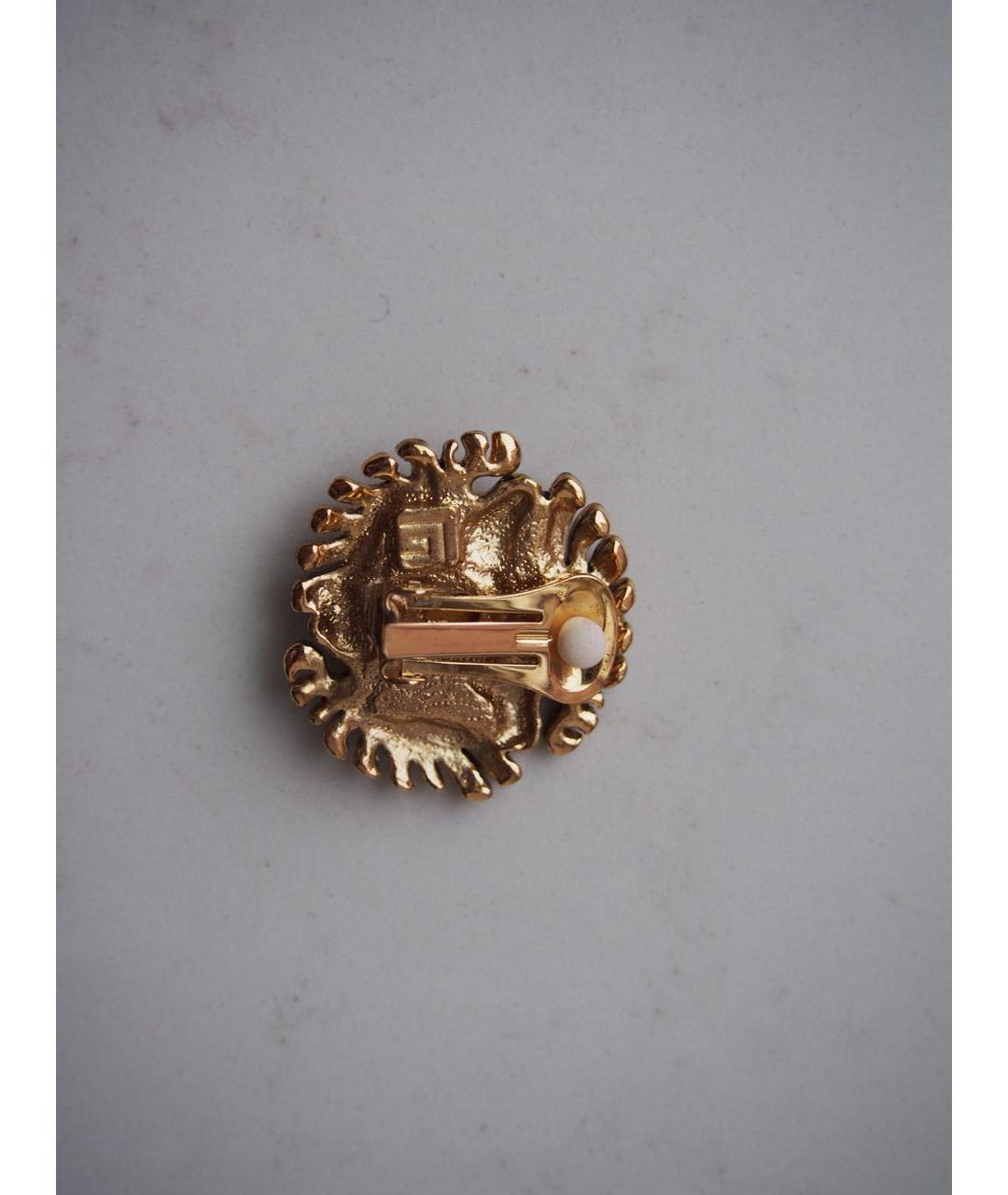 GUY LAROCHE Золотые металлические клипсы, фото 3