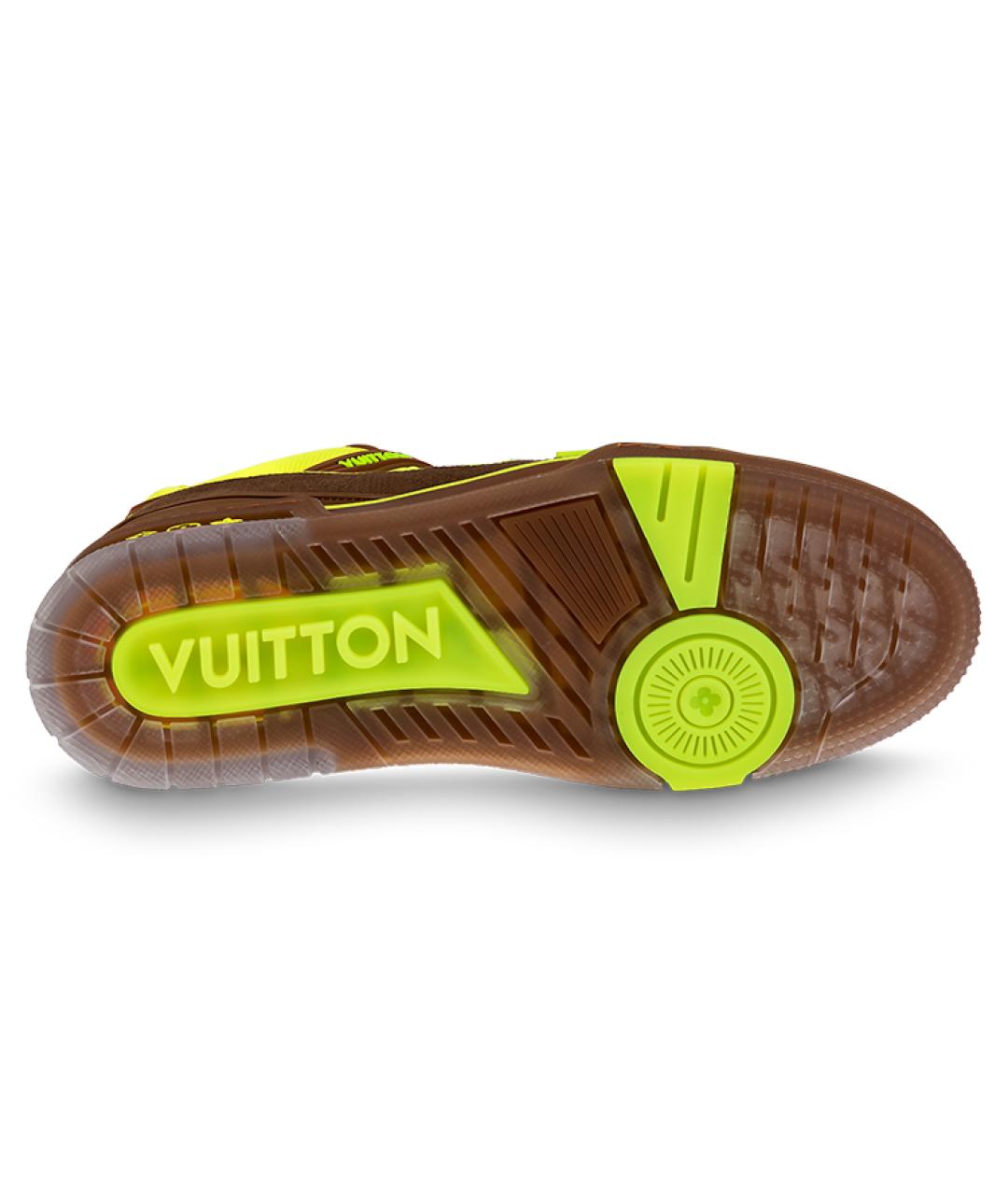 LOUIS VUITTON Мульти кожаные низкие кроссовки / кеды, фото 5