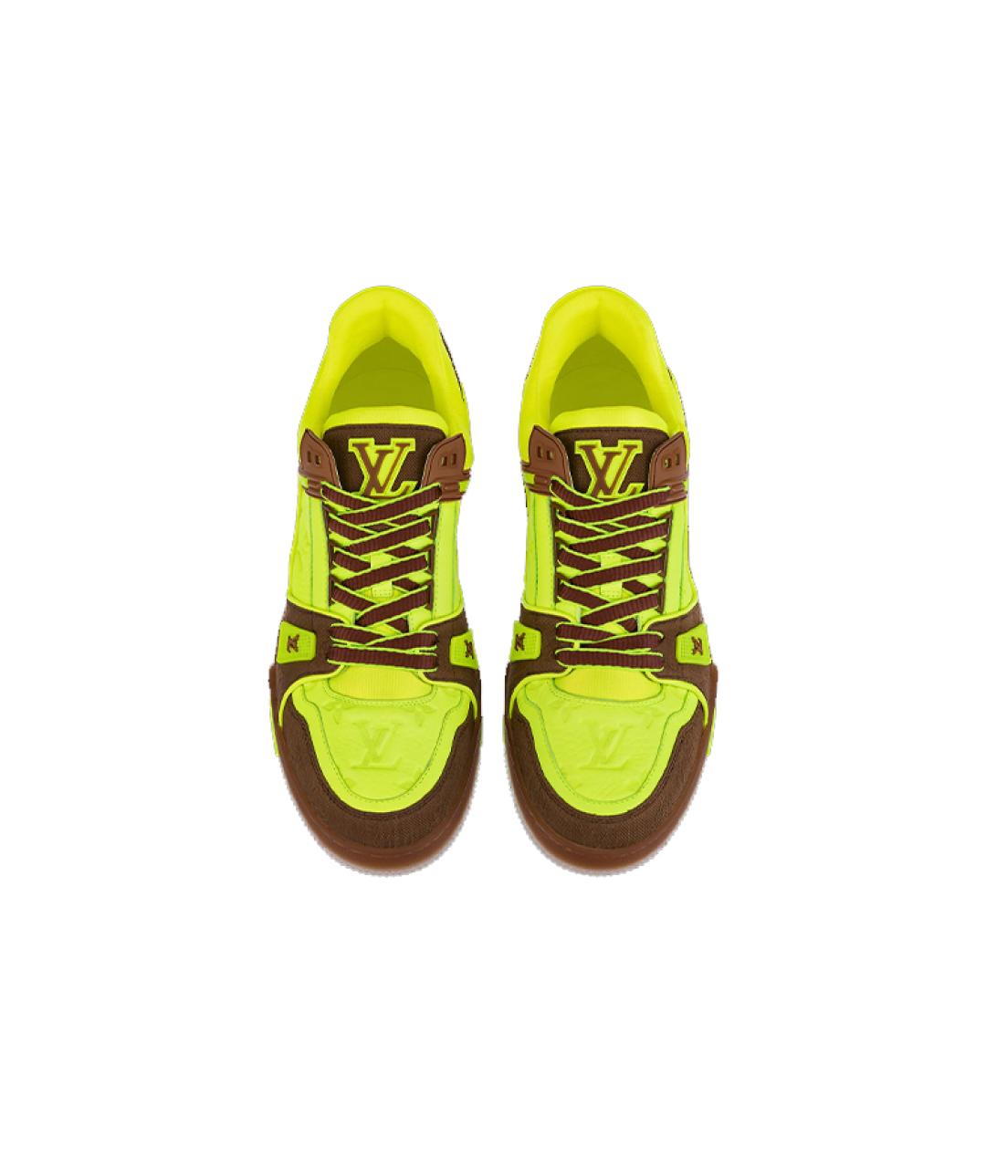 LOUIS VUITTON Мульти кожаные низкие кроссовки / кеды, фото 3