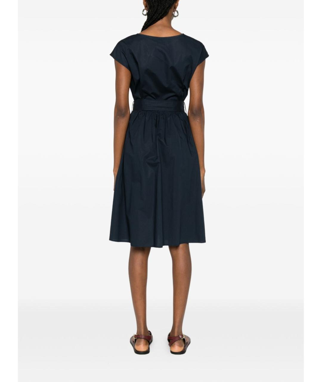 WOOLRICH Синее хлопковое повседневное платье, фото 3