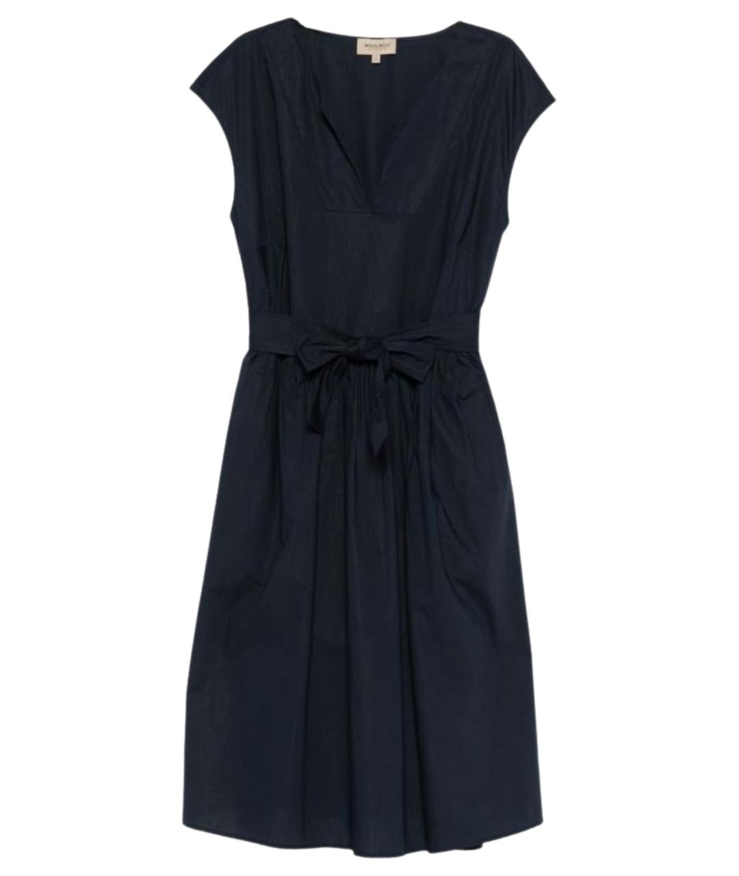 WOOLRICH Синее хлопковое повседневное платье, фото 1