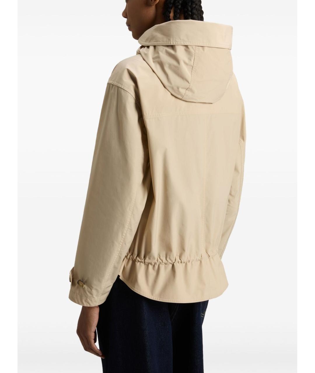 WOOLRICH Бежевая хлопковая куртка, фото 4