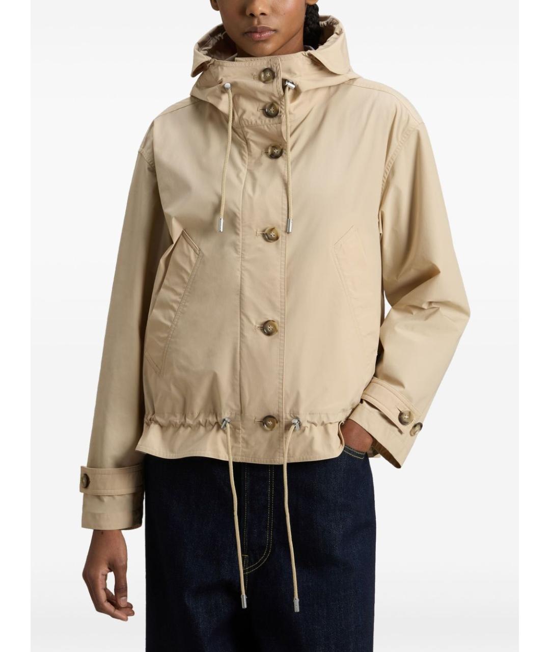 WOOLRICH Бежевая хлопковая куртка, фото 6