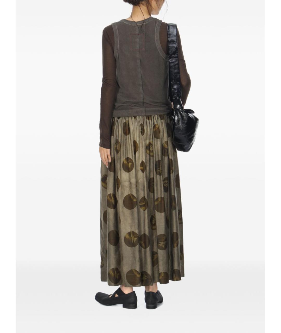 UMA WANG Серая хлопковая майка, фото 3