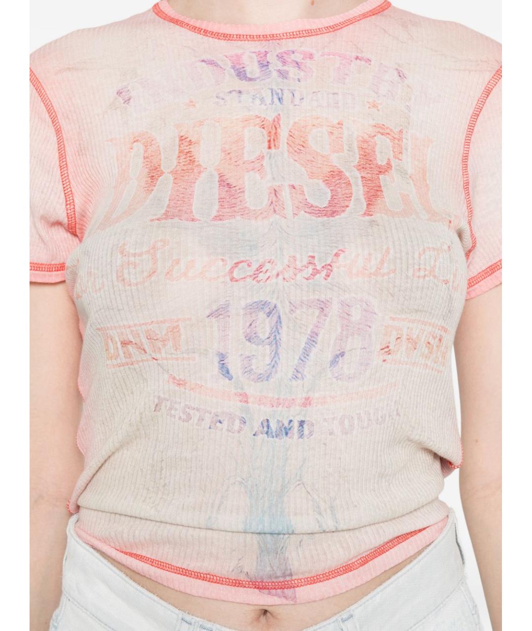 DIESEL Мульти хлопковая футболка, фото 2