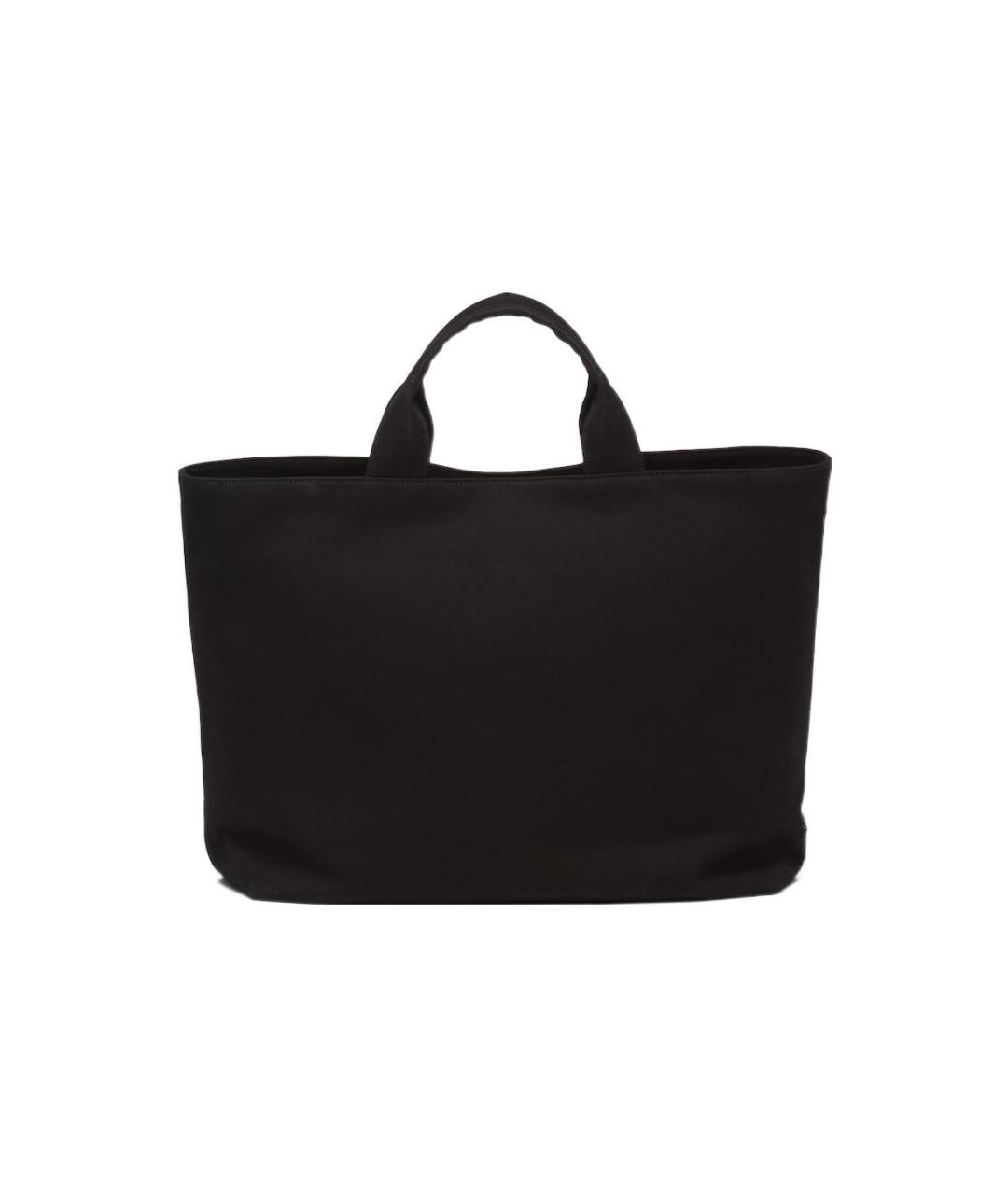 PRADA Черная тканевая сумка тоут, фото 2