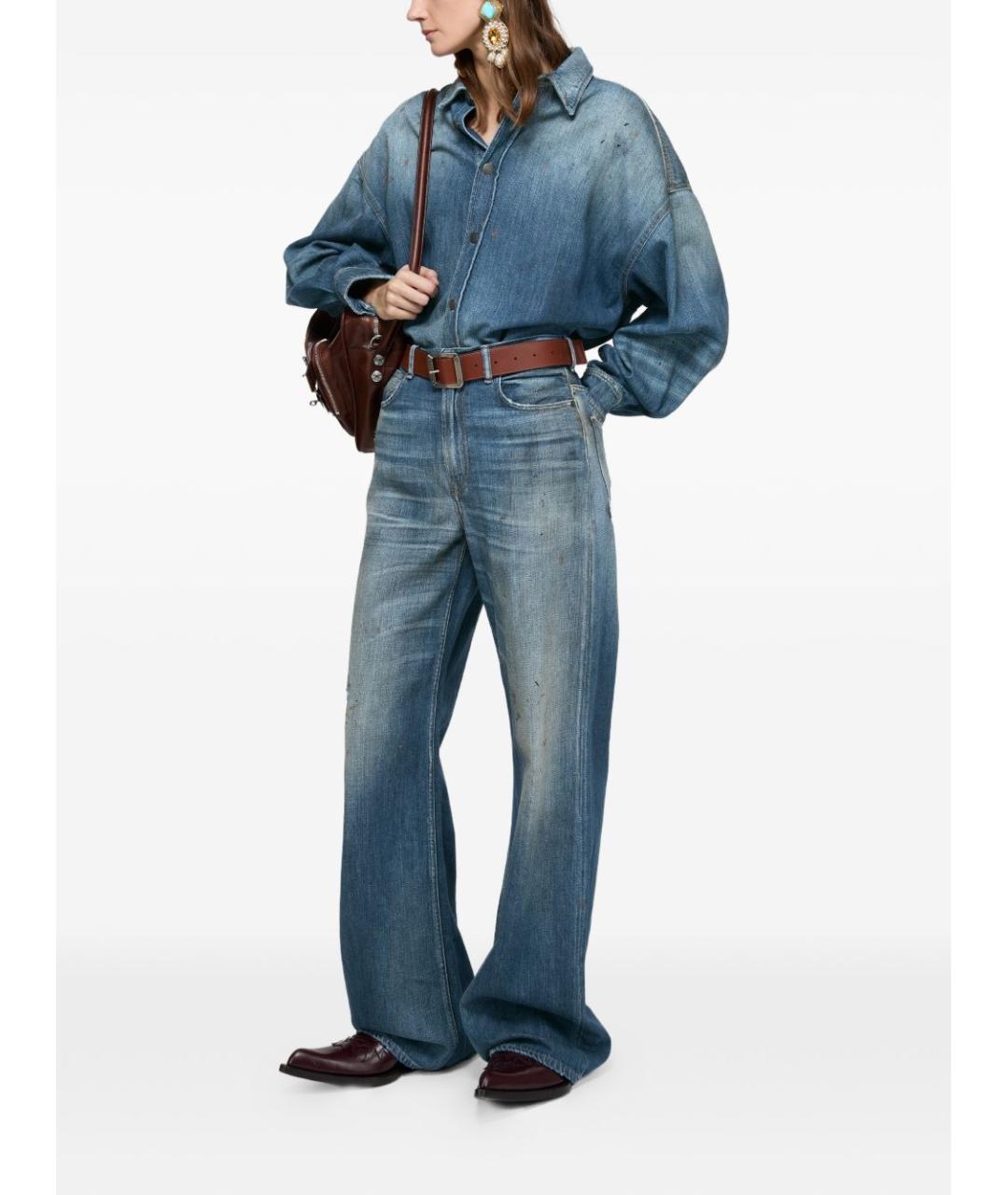 ACNE STUDIOS Синяя кэжуал рубашка, фото 3