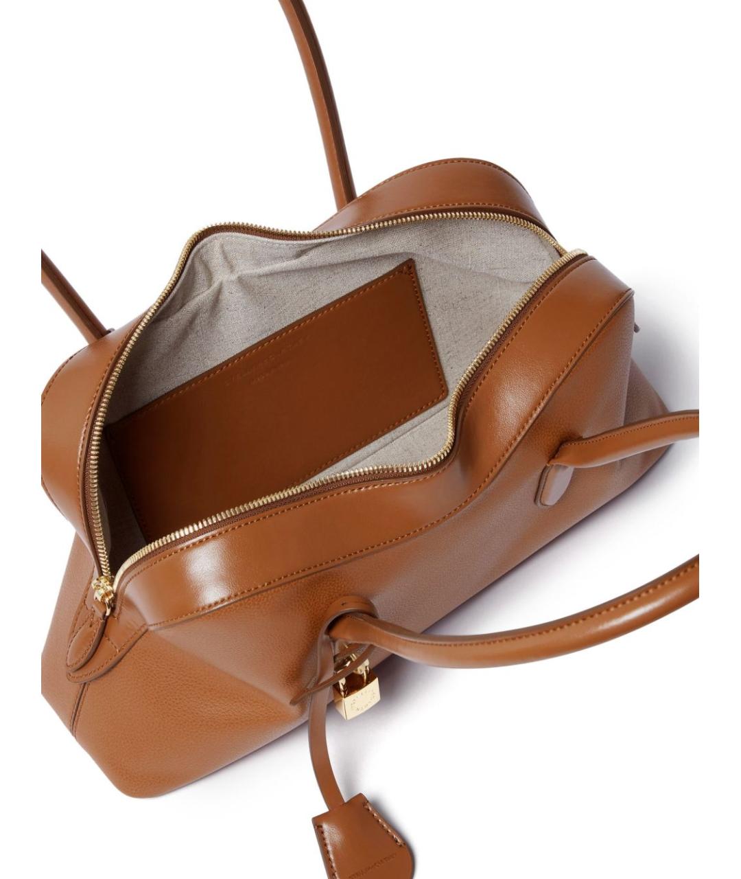 STELLA MCCARTNEY Коричневая сумка через плечо из искусственной кожи, фото 3