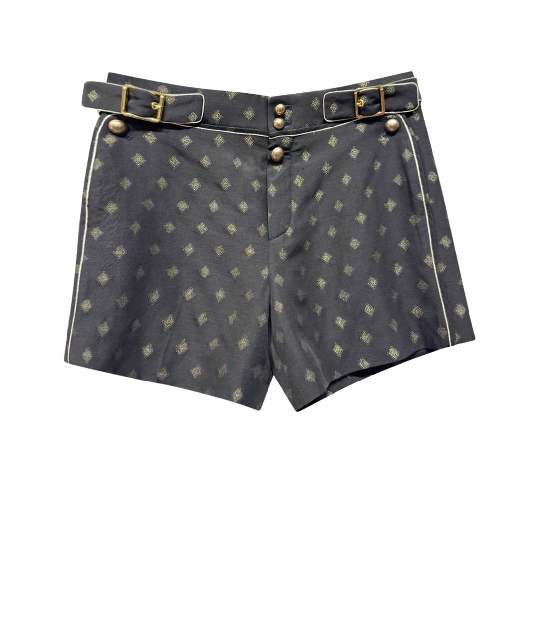 CHLOE Черные шерстяные шорты, фото 1