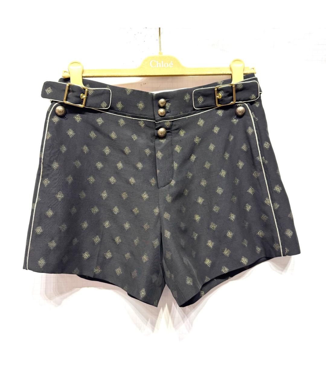 CHLOE Черные шерстяные шорты, фото 9