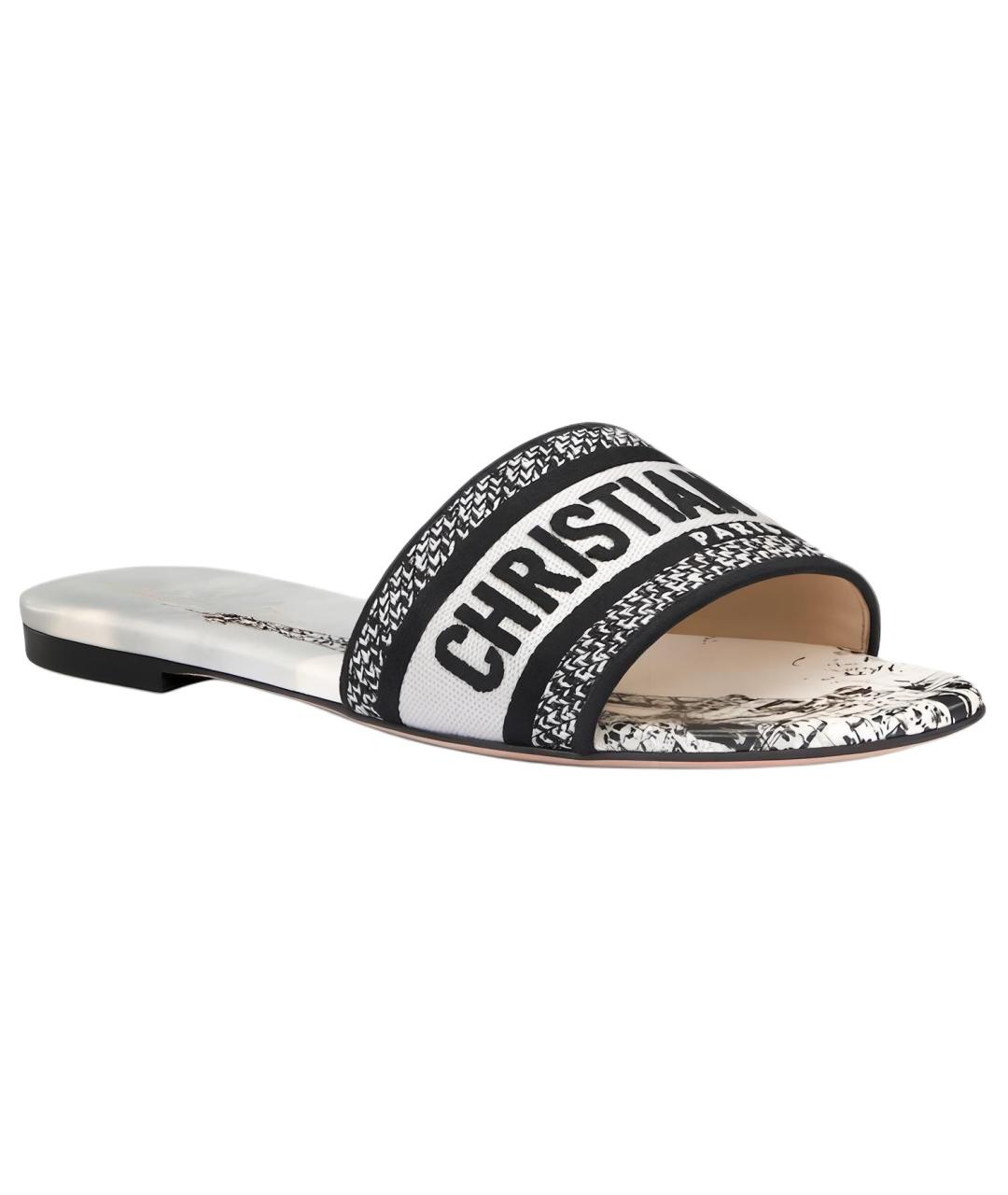 CHRISTIAN DIOR Белые сандалии, фото 4