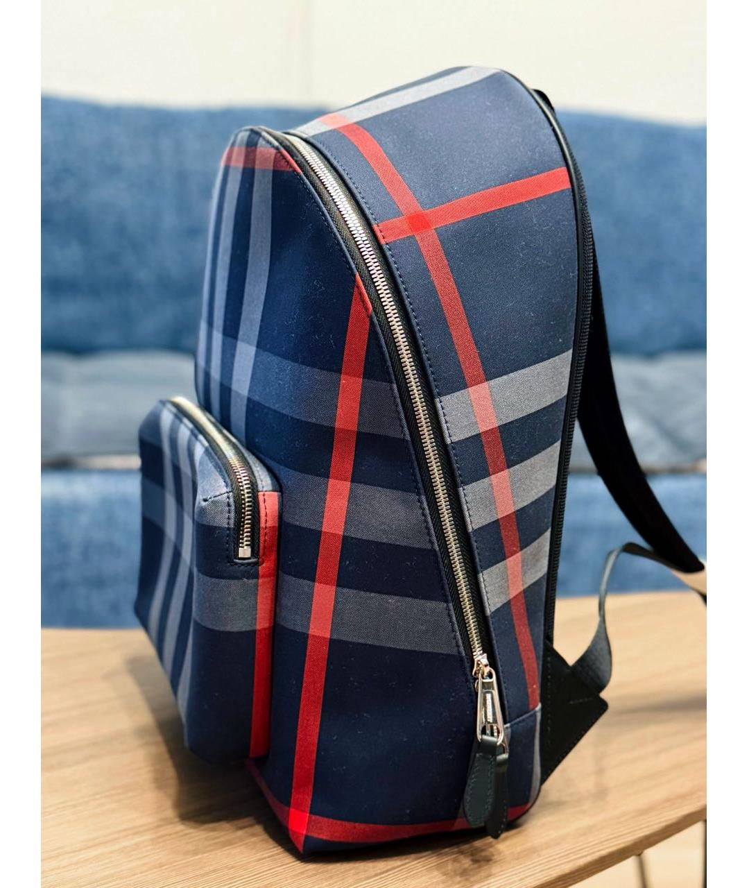 BURBERRY Темно-синий рюкзак, фото 6