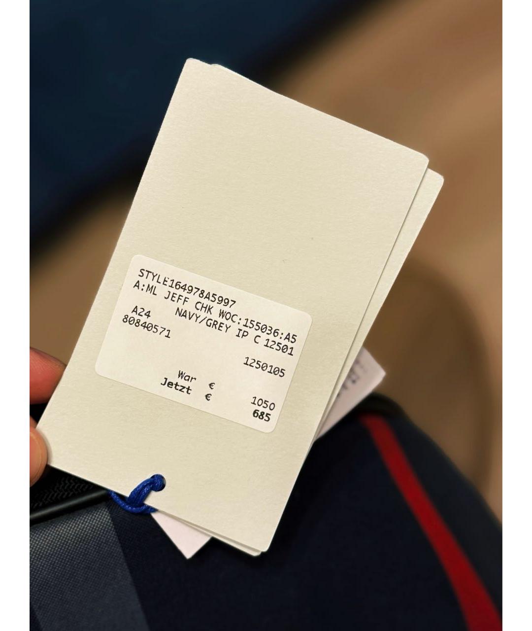 BURBERRY Темно-синий рюкзак, фото 7