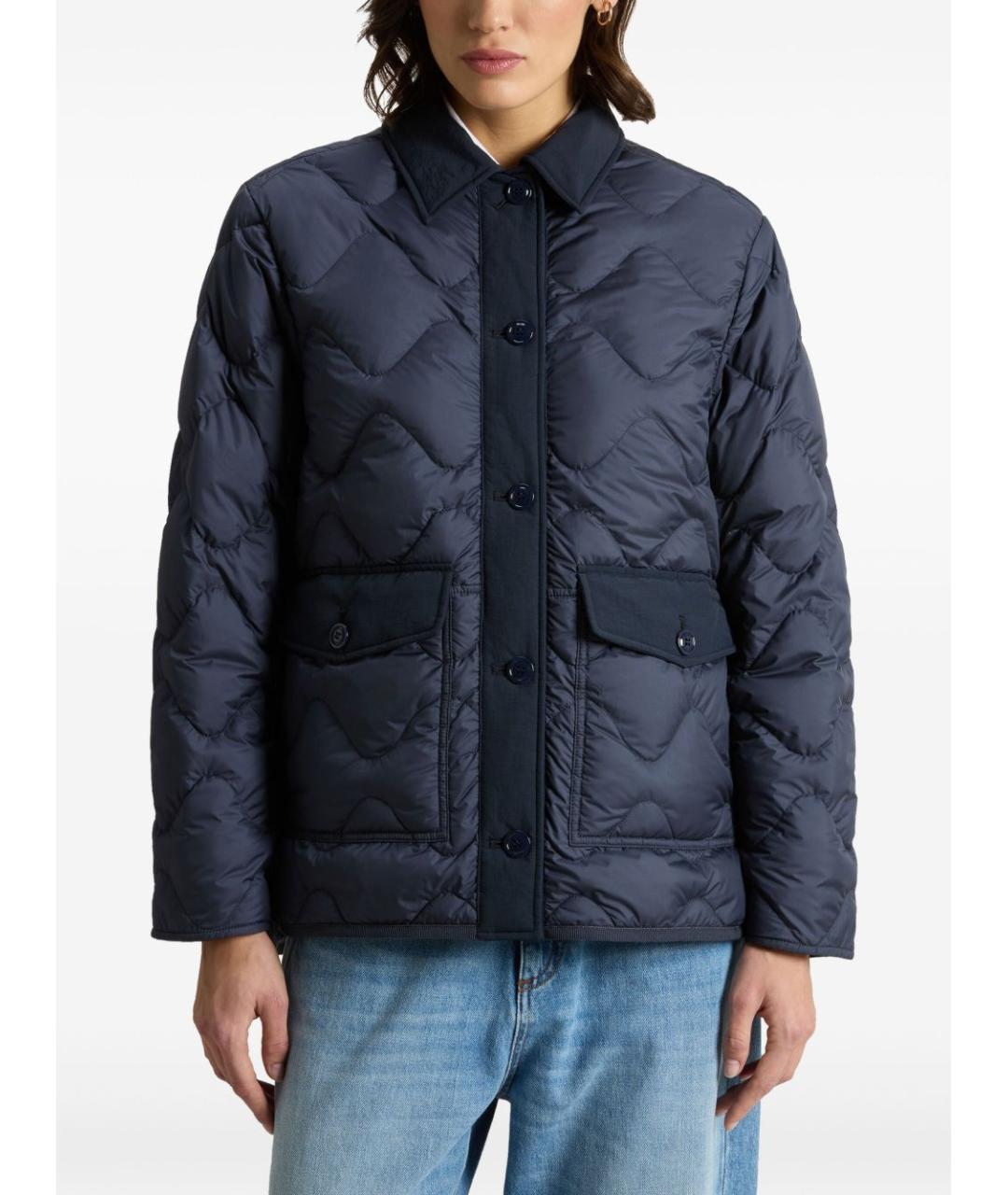 WOOLRICH Синяя полиамидовая куртка, фото 4