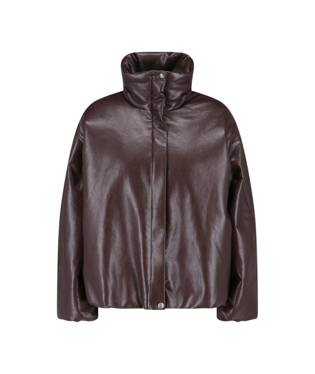 ANINE BING Коричневая кожаная куртка, фото 1