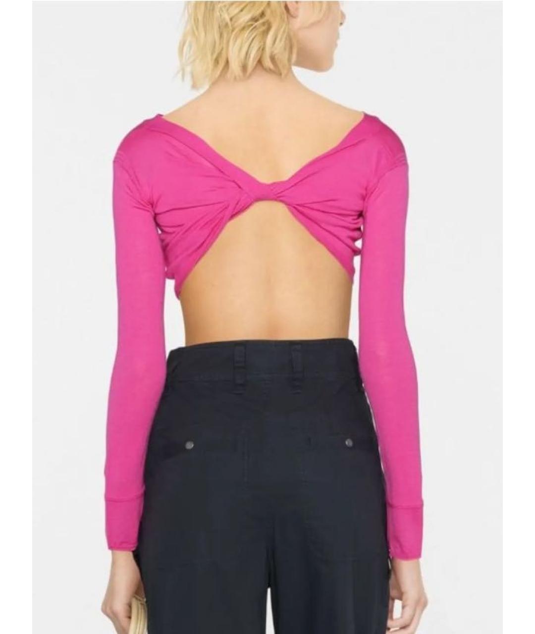 JACQUEMUS Розовый шерстяной кардиган, фото 2