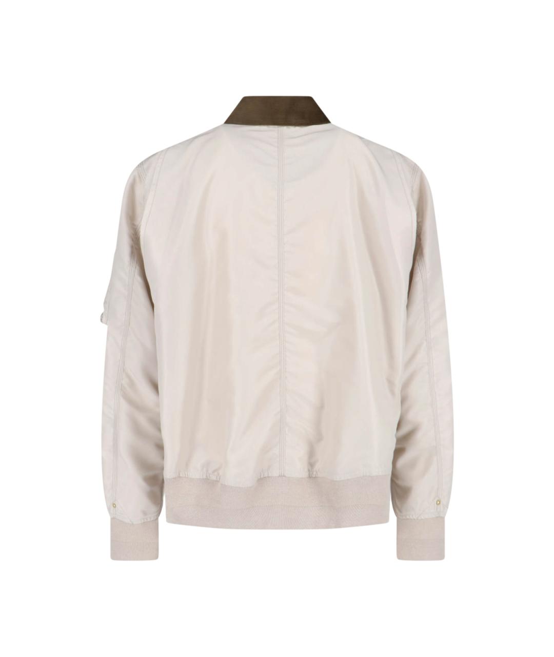 SACAI Белая полиамидовая куртка, фото 2